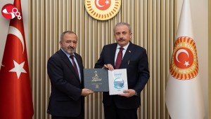 Rektör Çufalıdan TBMM Başkanı Prof. Dr. Mustafa Şentopa ziyaret