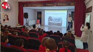 Miniklere Geri Dönüşüm Çalışmaları anlatıldı