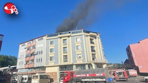 Oteldeki yangın korkuttu