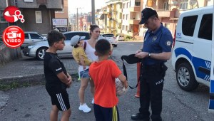 Çocuklardan alkışlanacak davranış...