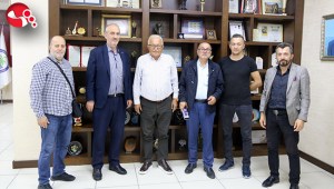 Alaplılı Gazetecilerden Başkan Posbıyıka ziyaret...