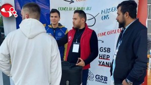 Gençleri terminalde karşıladılar