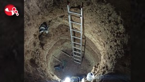 Evinin altında define arıyordu…