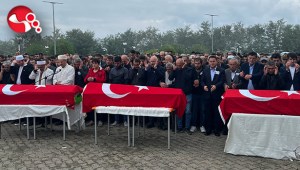 3 madencinin cenazesine yoğun katılım