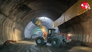 Muslu-Filyos arasındaki tünel çalışmaları...