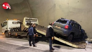 Tünelde kaza. Yaralılar var