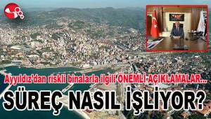 Ayyıldızdan riskli binalarla ilgili ÖNEMLİ AÇIKLAMALAR…