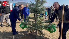 Deprem Şehitleri anısına fidan dikimi...