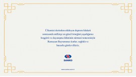 SANKOdan Ramazan Bayramı mesajı…