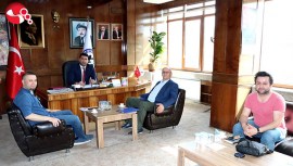 Bartından geldiler… Arslanbuğa ile görüştüler…