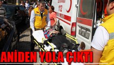 EREĞLİDE OTOMOBİL BİSİKLET KULLANAN ÇOCUĞA ÇARPTI