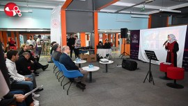 Filistinli öğrenciler ülkelerini tanıttı