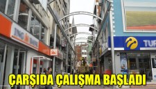 ÇARŞI İÇİNDE ÜST KAPATMA ÇALIŞMASI