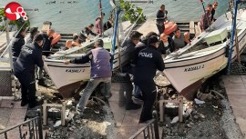 Balıkçıların yardımına polis ekipleri koştu