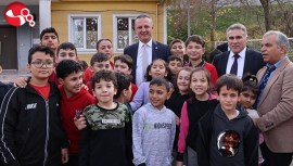 Başkan Alan, miniklerin sevincine ortak oldu