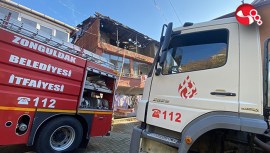 Sobadan çıkan yangın korku saçtı