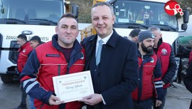 Başkan Alan, personeline teşekkür etti