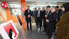 ZBEÜde ‘Özgür Filistin temalı sergi açıldı