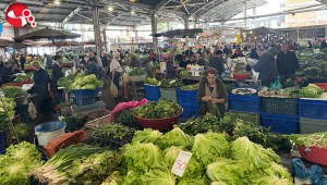 Halk pazarında fiyatlar…