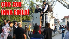 BAZ İSTASYONUNDA İNTİHARA TEŞEBBÜS