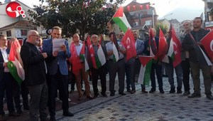 Devrekten Filistine destek, İsraile tepki