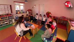 Bu kez Ömerli İsmail Canbaz İlkokulundaydılar...