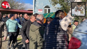 Minik Sarp gözyaşlarıyla uğurlandı