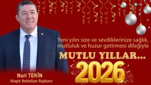 Yeni yılınız kutlu olsun…