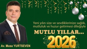 Yeni yılınız kutlu olsun…