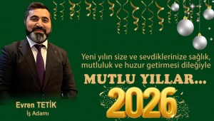 Yeni yılınız kutlu olsun…