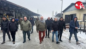 Başkan Posbıyıktan sahada denetleme.....