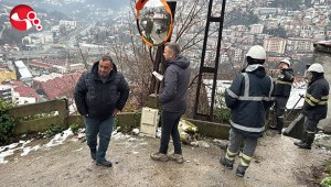 Su ve elektrik hattı zarar gördü