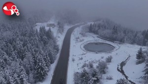 Yüksek kesimler beyaza büründü