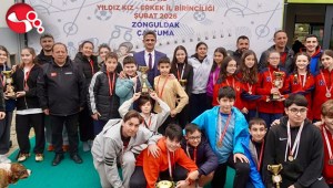 Okul sporları tenis müsabakaları Çaycumada tamamlandı