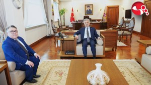 Rektör Özölçerden Danıştay Başkanı Yiğite ziyaret