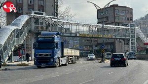 Üst geçit asansöründe sona gelindi