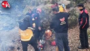 Uçuruma yuvarlanmışlardı… Olay yerinden ilk görüntüler…