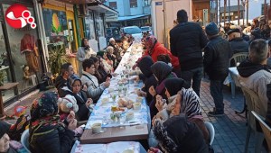 Sokak iftarında buluştular