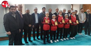 Küçük hafızlar plaket ile ödüllendirildiler