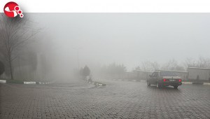 Zonguldakta etkili olan sis görüş mesafesini düşürdü