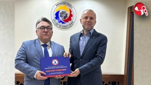 Rektör Özölçerden Başkan Keleşe ziyaret....