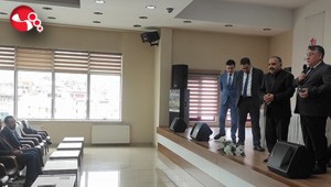 Rektör Özölçer, hacı adayları eğitim seminerine katıldı