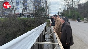 Kaymakam Yılmazdan köprüde incelemeler....