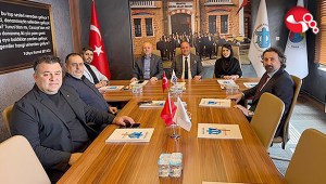 ETSO Başkanı Keleş, DTO Başkanı Ünlüer ile görüştü...