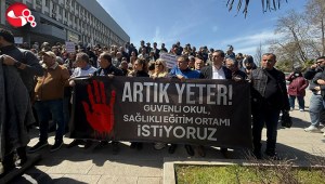 Eğitimciler Şanlıurfadaki okul saldırısını protesto etti