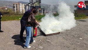 Yangıın tatbikatı yapıldı