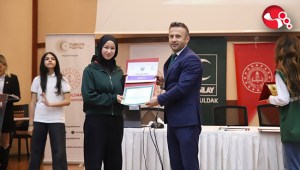 Sağlıklı Nesil Sağlıklı Gelecek  yarışmasında ödül töreni...