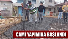 SÜLEYMANBEYLER KÖYÜNDE CAMİ YAPIMINA BAŞLANDI