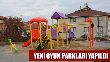 YENİ OYUN PARKLARI YAPILDI