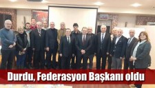 DURDU, FEDERASYON BAŞKANI OLDU